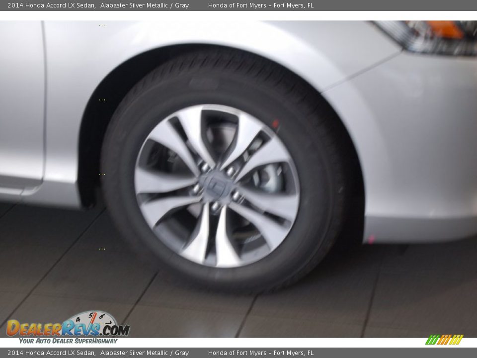 2014 Honda Accord LX Sedan Alabaster Silver Metallic / Gray Photo #4