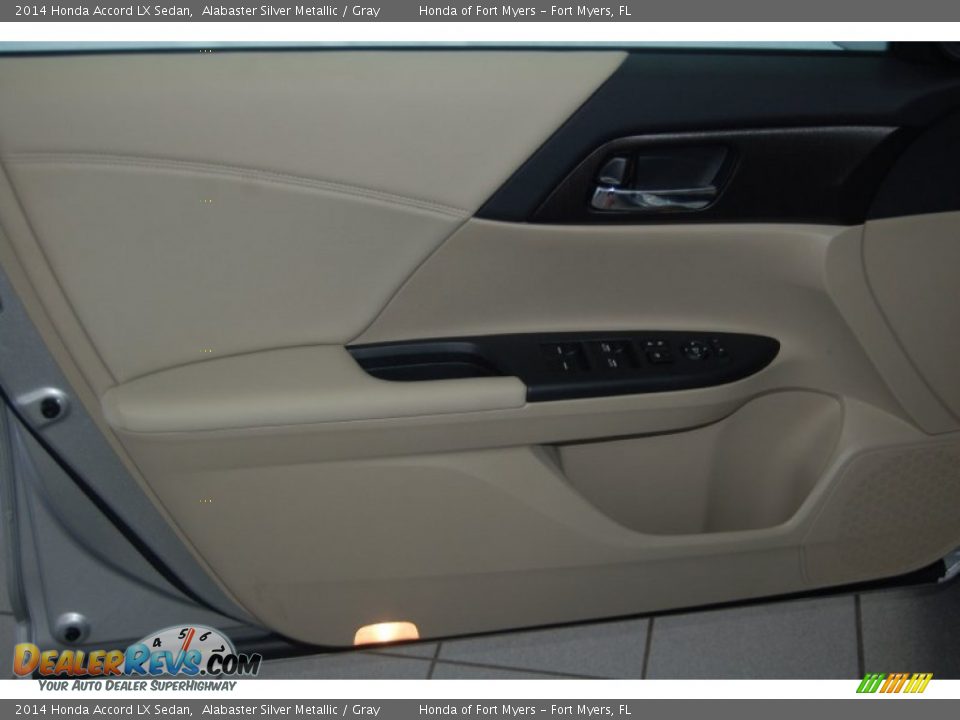 2014 Honda Accord LX Sedan Alabaster Silver Metallic / Gray Photo #10