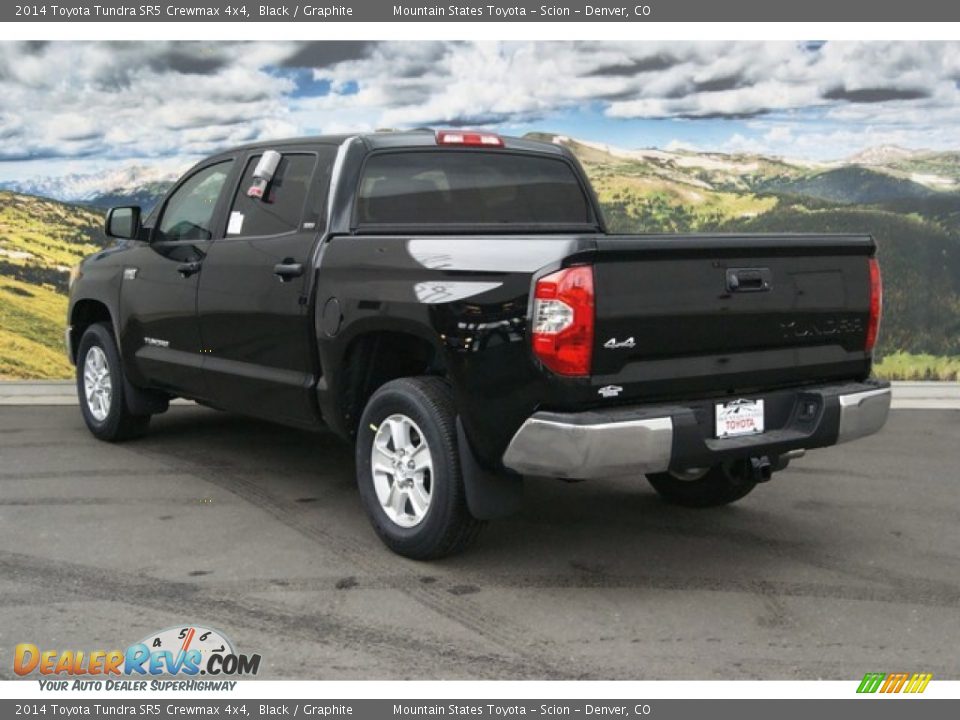 2014 Toyota Tundra SR5 Crewmax 4x4 Black / Graphite Photo #3