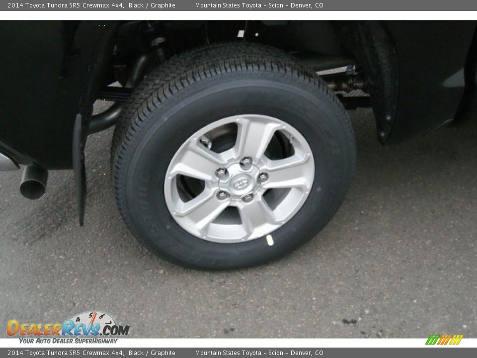 2014 Toyota Tundra SR5 Crewmax 4x4 Black / Graphite Photo #9