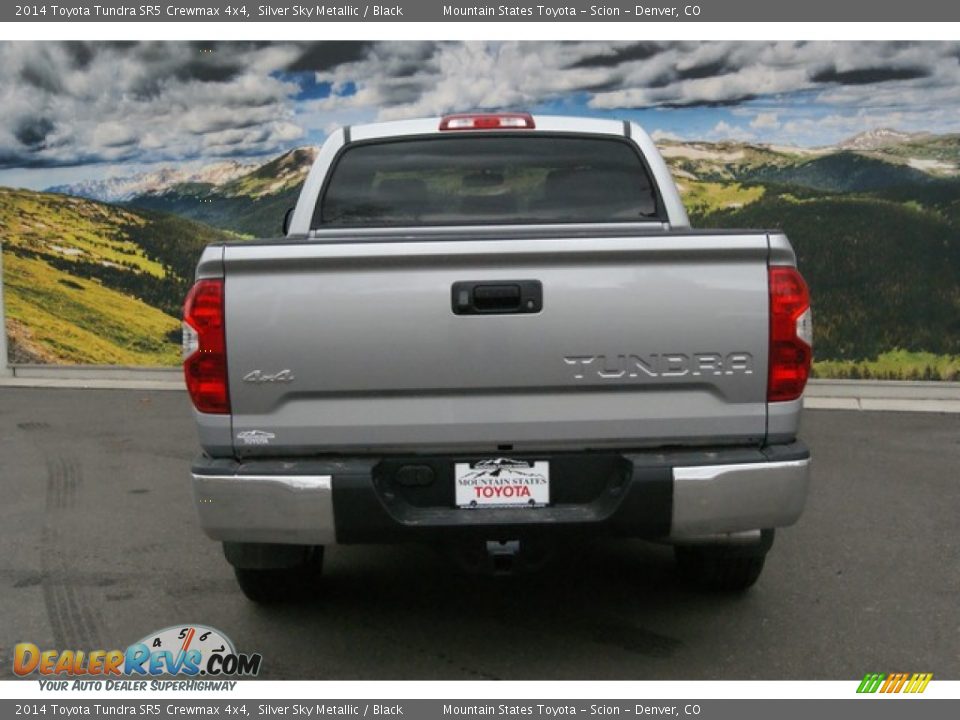 2014 Toyota Tundra SR5 Crewmax 4x4 Silver Sky Metallic / Black Photo #4