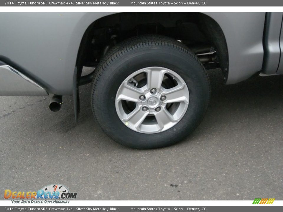 2014 Toyota Tundra SR5 Crewmax 4x4 Silver Sky Metallic / Black Photo #9