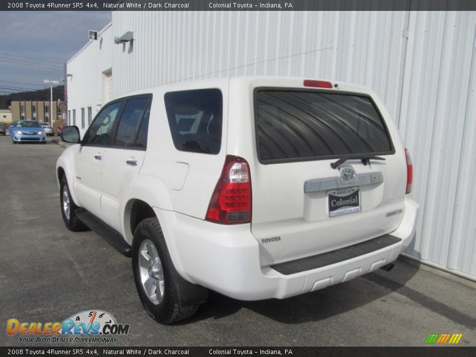 2008 Toyota 4Runner SR5 4x4 Natural White / Dark Charcoal Photo #4