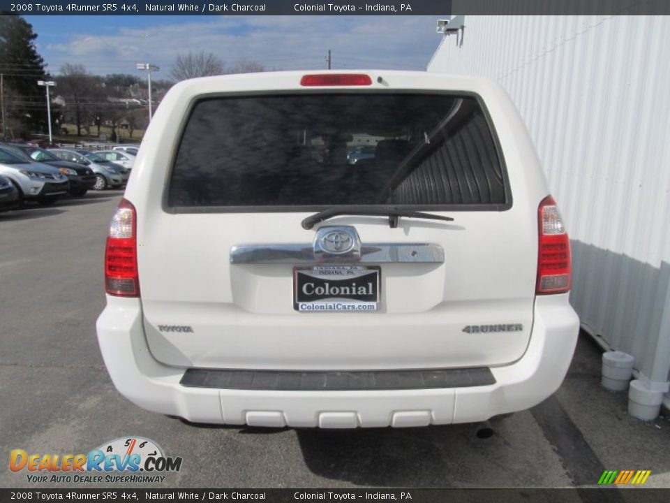 2008 Toyota 4Runner SR5 4x4 Natural White / Dark Charcoal Photo #5