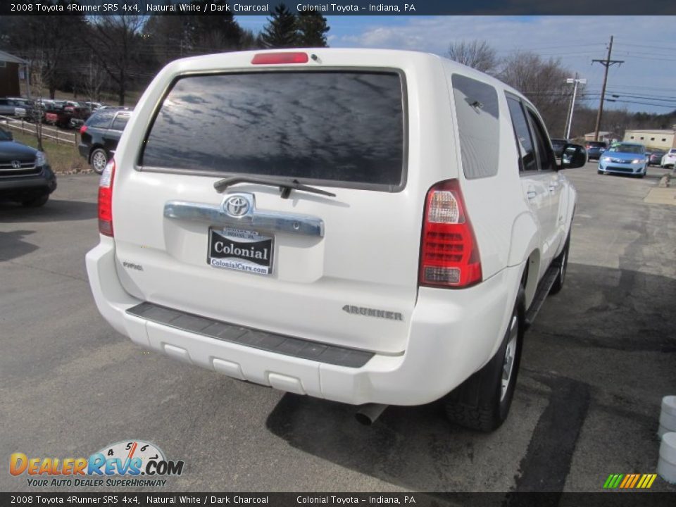 2008 Toyota 4Runner SR5 4x4 Natural White / Dark Charcoal Photo #6