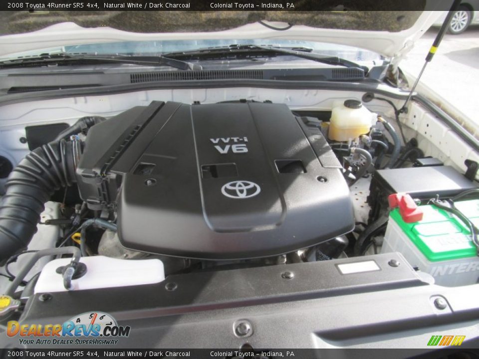 2008 Toyota 4Runner SR5 4x4 Natural White / Dark Charcoal Photo #9