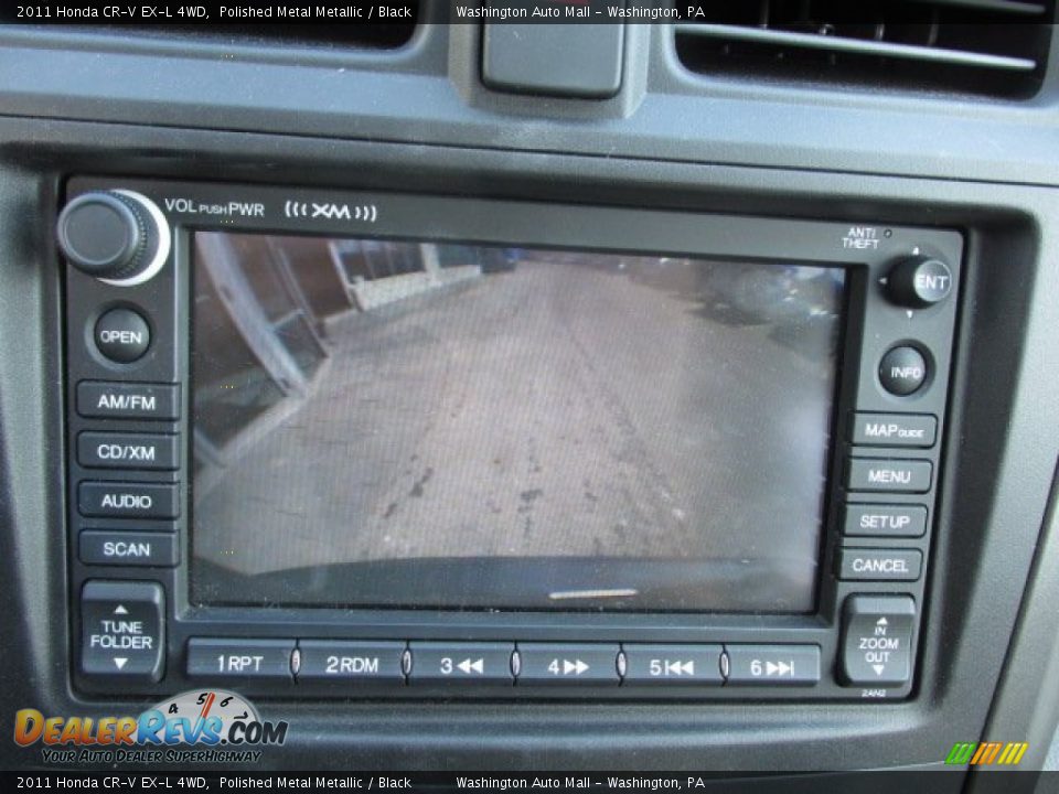 2011 Honda CR-V EX-L 4WD Polished Metal Metallic / Black Photo #14