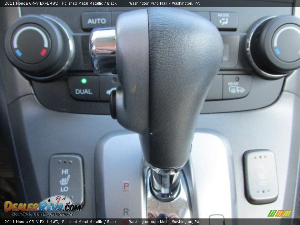 2011 Honda CR-V EX-L 4WD Polished Metal Metallic / Black Photo #17