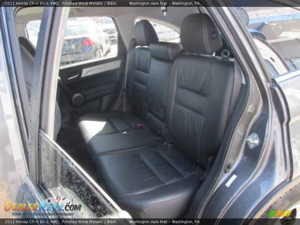 2011 Honda CR-V EX-L 4WD Polished Metal Metallic / Black Photo #18