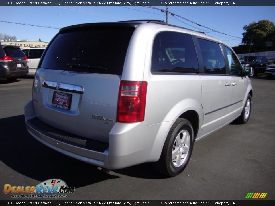 2010 Dodge Grand Caravan SXT Bright Silver Metallic / Medium Slate Gray/Light Shale Photo #7