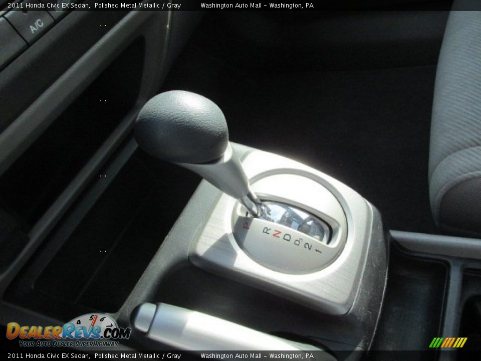 2011 Honda Civic EX Sedan Polished Metal Metallic / Gray Photo #14