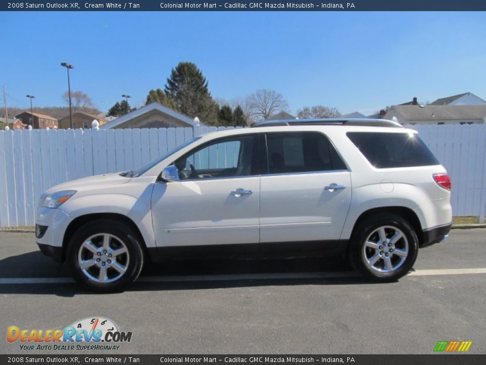 Cream White 2008 Saturn Outlook XR Photo #2