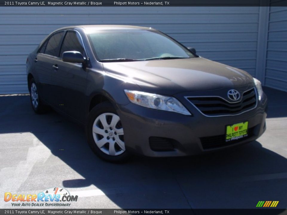 2011 Toyota Camry LE Magnetic Gray Metallic / Bisque Photo #1