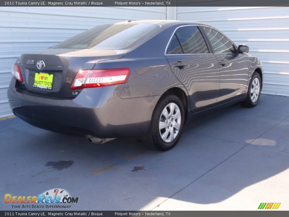 2011 Toyota Camry LE Magnetic Gray Metallic / Bisque Photo #4