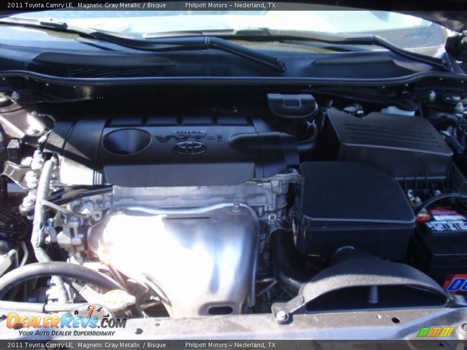2011 Toyota Camry LE Magnetic Gray Metallic / Bisque Photo #21