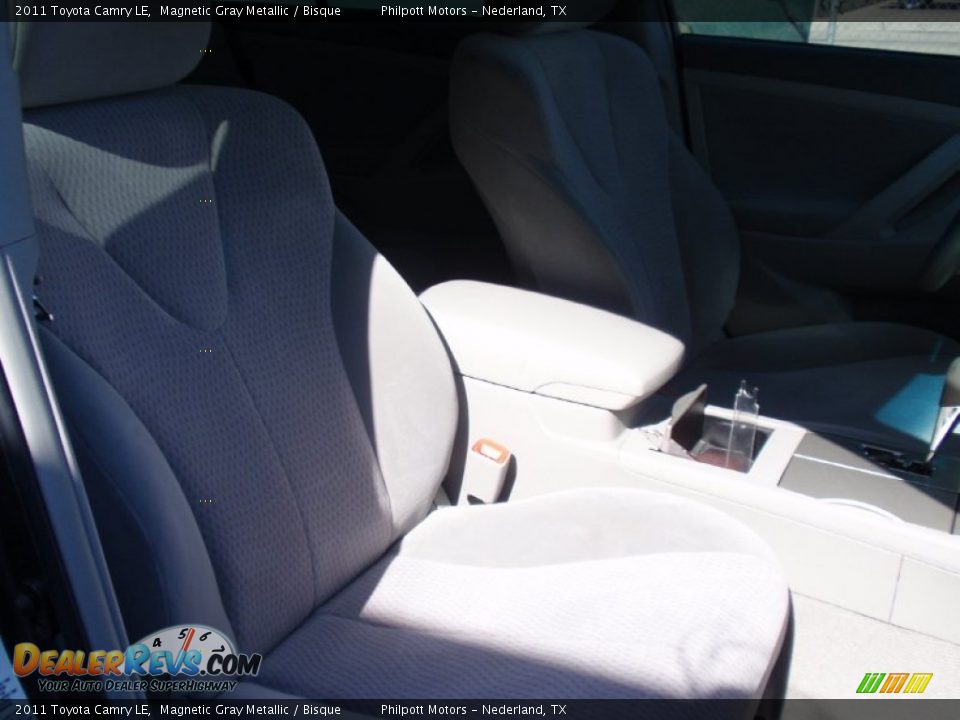 2011 Toyota Camry LE Magnetic Gray Metallic / Bisque Photo #24