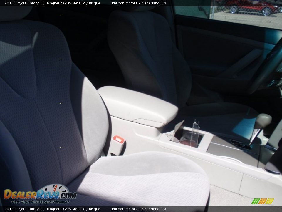 2011 Toyota Camry LE Magnetic Gray Metallic / Bisque Photo #25