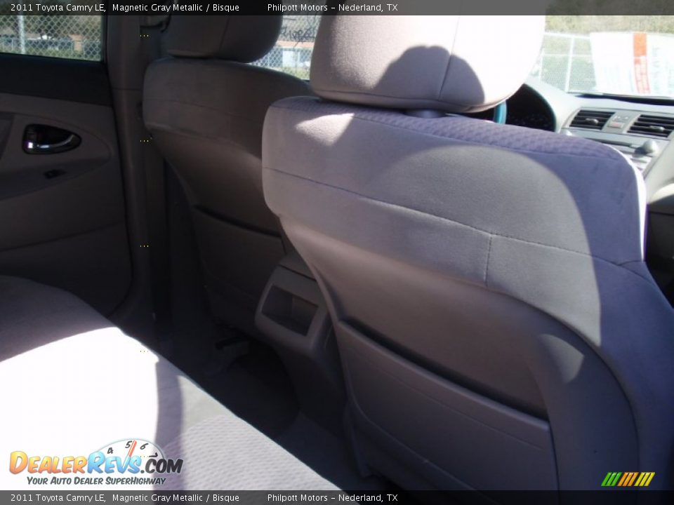 2011 Toyota Camry LE Magnetic Gray Metallic / Bisque Photo #27