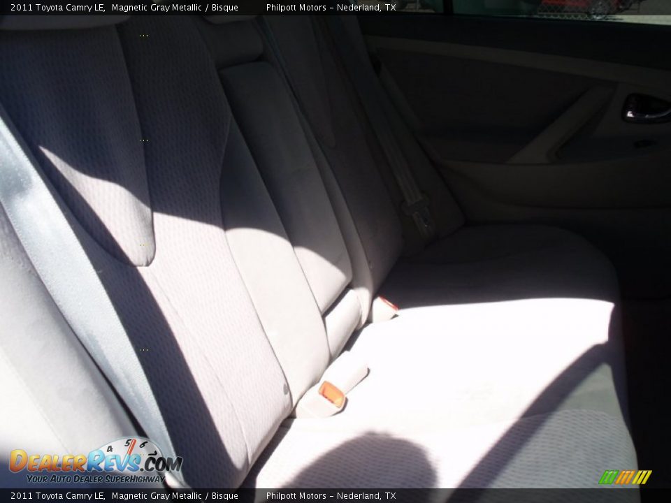 2011 Toyota Camry LE Magnetic Gray Metallic / Bisque Photo #28