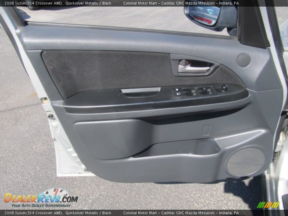 2008 Suzuki SX4 Crossover AWD Quicksilver Metallic / Black Photo #11