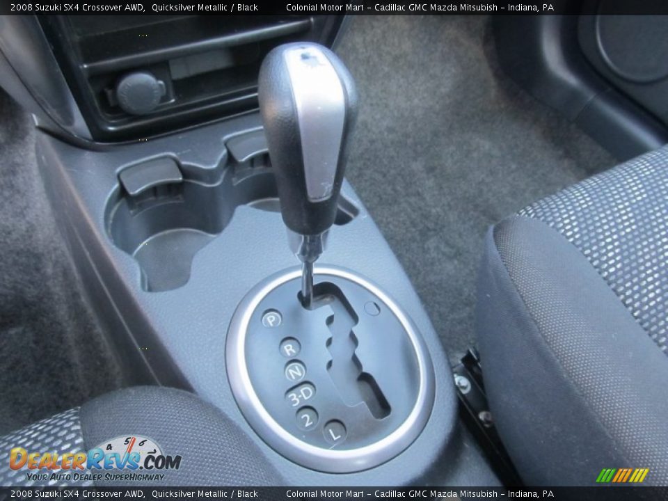 2008 Suzuki SX4 Crossover AWD Quicksilver Metallic / Black Photo #15