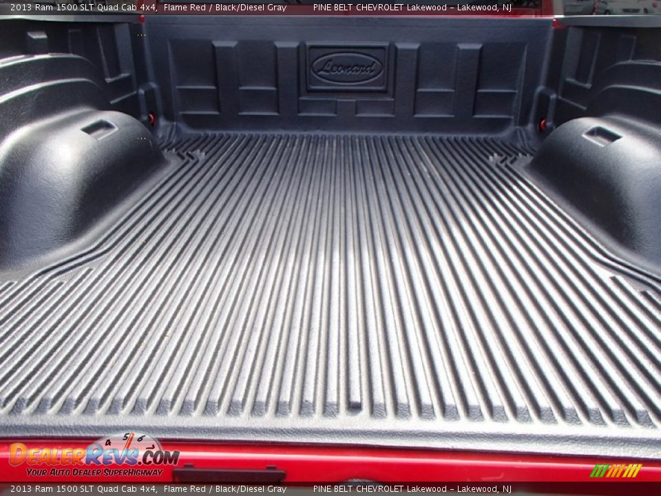 2013 Ram 1500 SLT Quad Cab 4x4 Flame Red / Black/Diesel Gray Photo #20