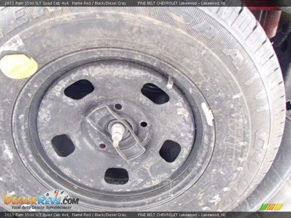 2013 Ram 1500 SLT Quad Cab 4x4 Flame Red / Black/Diesel Gray Photo #21