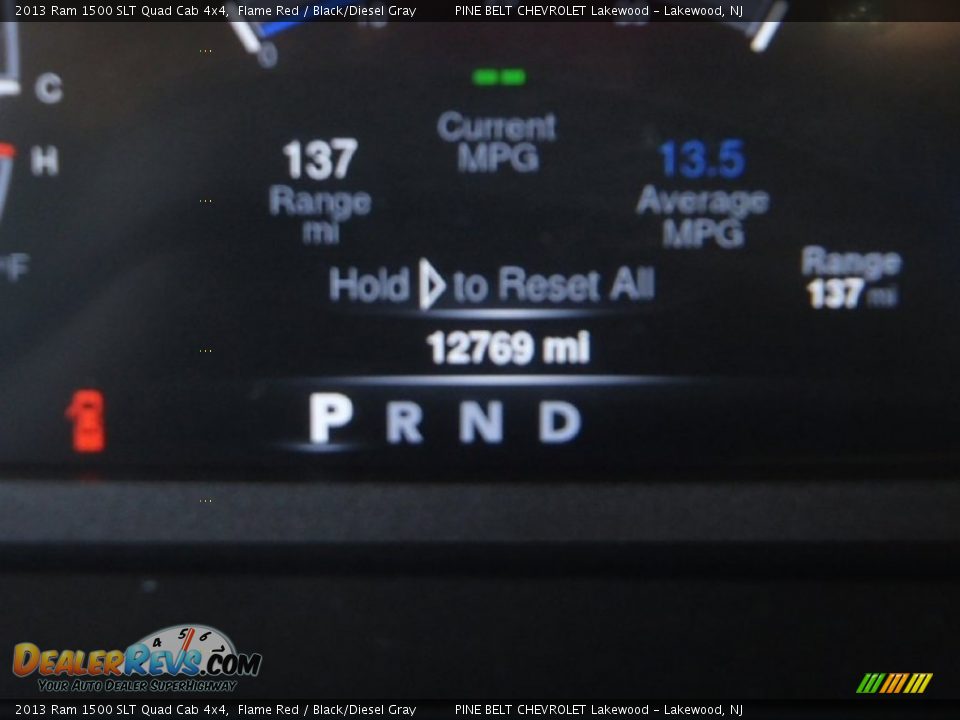 2013 Ram 1500 SLT Quad Cab 4x4 Flame Red / Black/Diesel Gray Photo #26