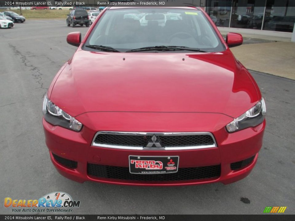 2014 Mitsubishi Lancer ES Rally Red / Black Photo #2