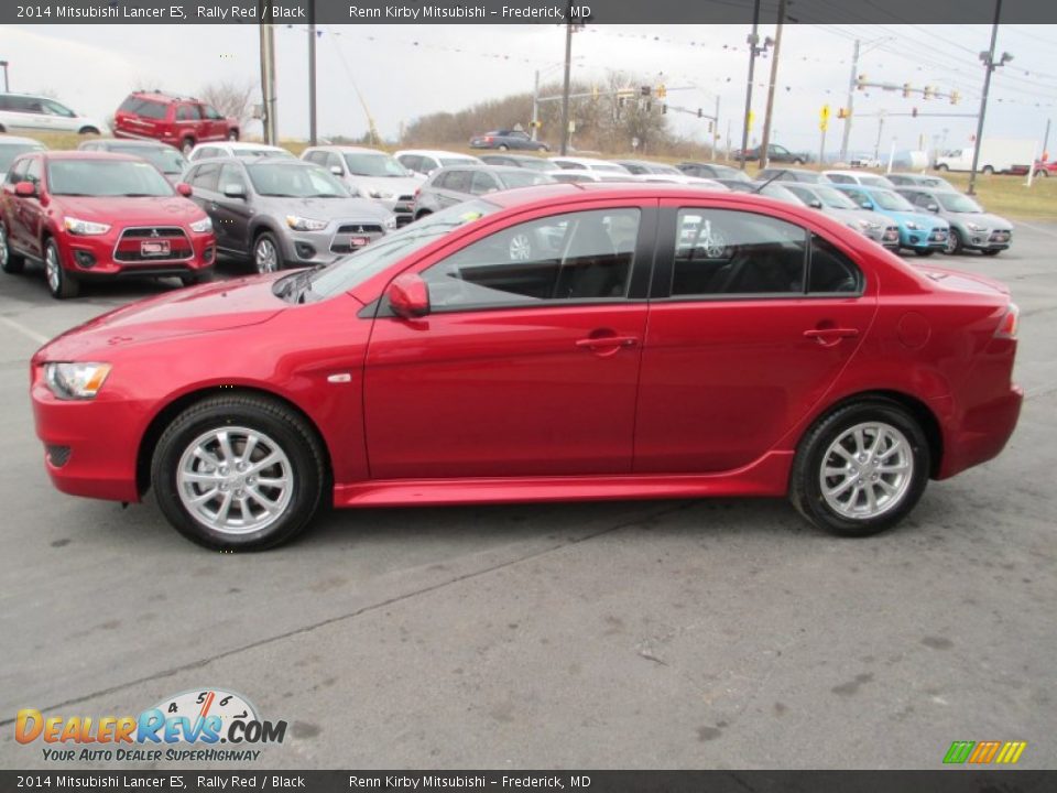 Rally Red 2014 Mitsubishi Lancer ES Photo #4