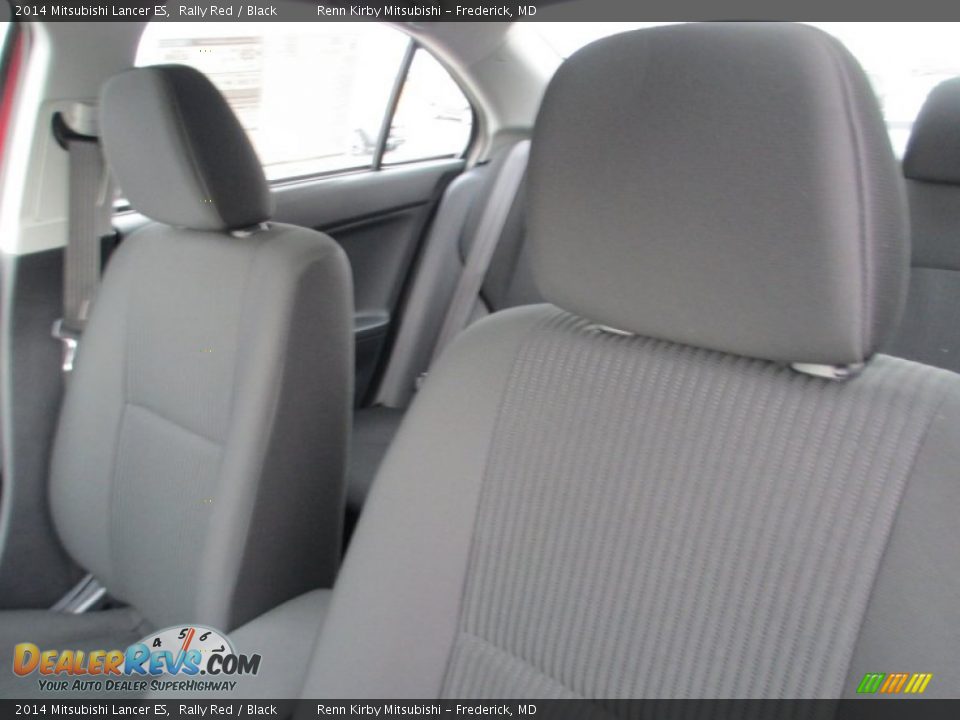 2014 Mitsubishi Lancer ES Rally Red / Black Photo #9