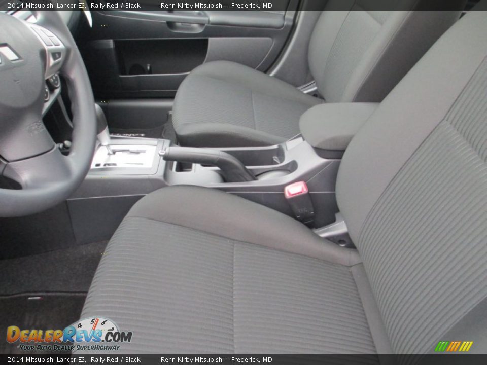 2014 Mitsubishi Lancer ES Rally Red / Black Photo #10