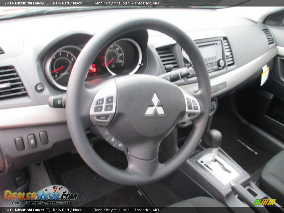 2014 Mitsubishi Lancer ES Rally Red / Black Photo #11