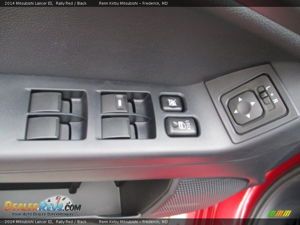 2014 Mitsubishi Lancer ES Rally Red / Black Photo #12