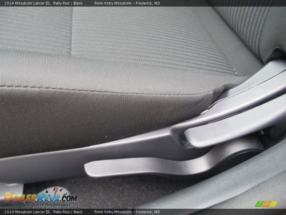 2014 Mitsubishi Lancer ES Rally Red / Black Photo #13