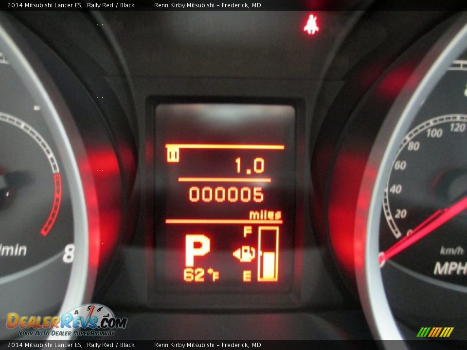 2014 Mitsubishi Lancer ES Rally Red / Black Photo #16