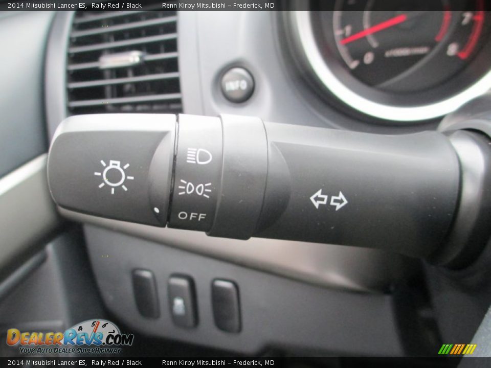 2014 Mitsubishi Lancer ES Rally Red / Black Photo #18