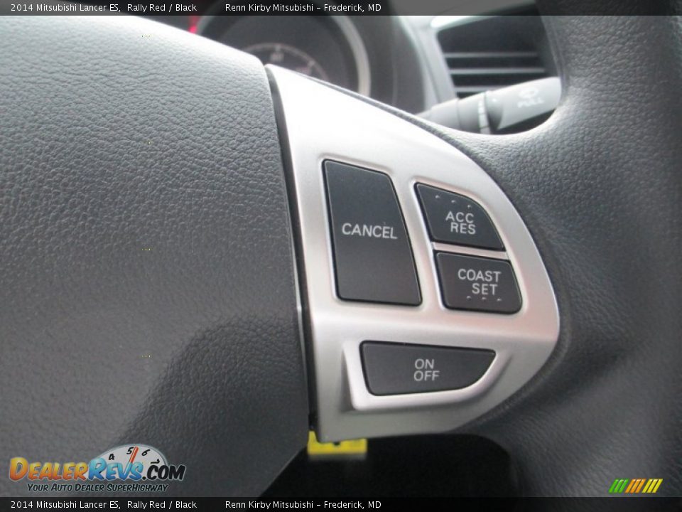 2014 Mitsubishi Lancer ES Rally Red / Black Photo #20