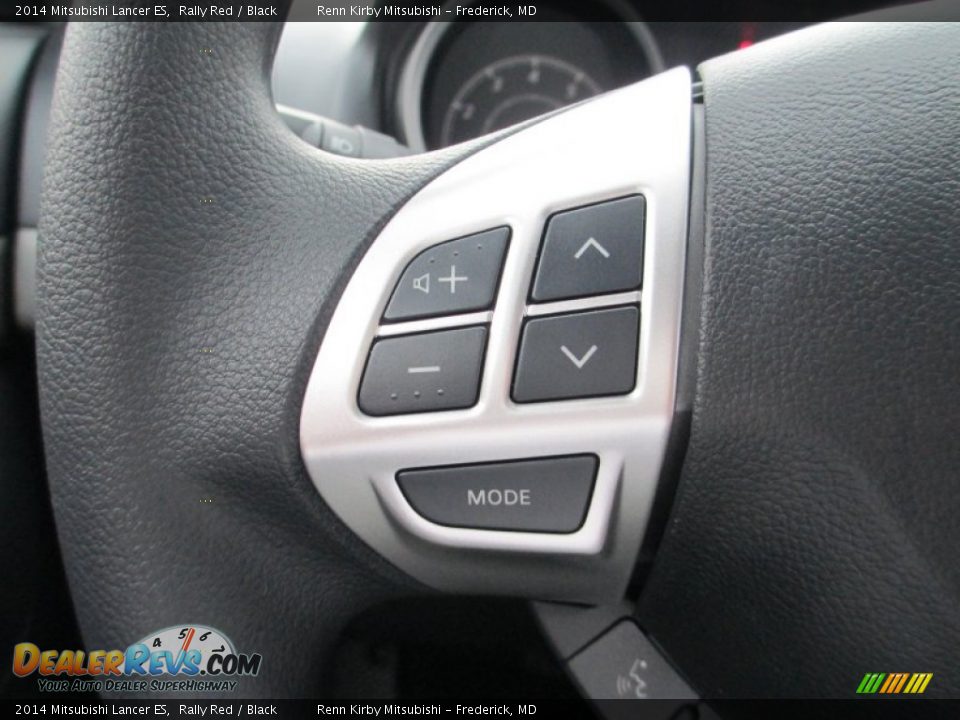 2014 Mitsubishi Lancer ES Rally Red / Black Photo #21