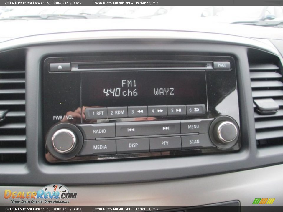 2014 Mitsubishi Lancer ES Rally Red / Black Photo #24