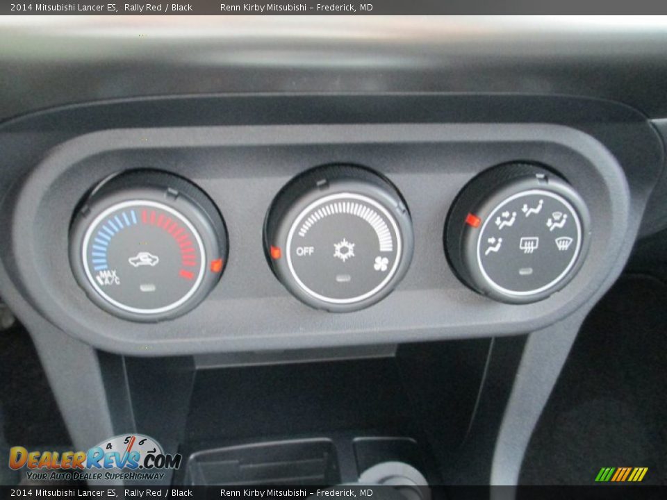 2014 Mitsubishi Lancer ES Rally Red / Black Photo #25