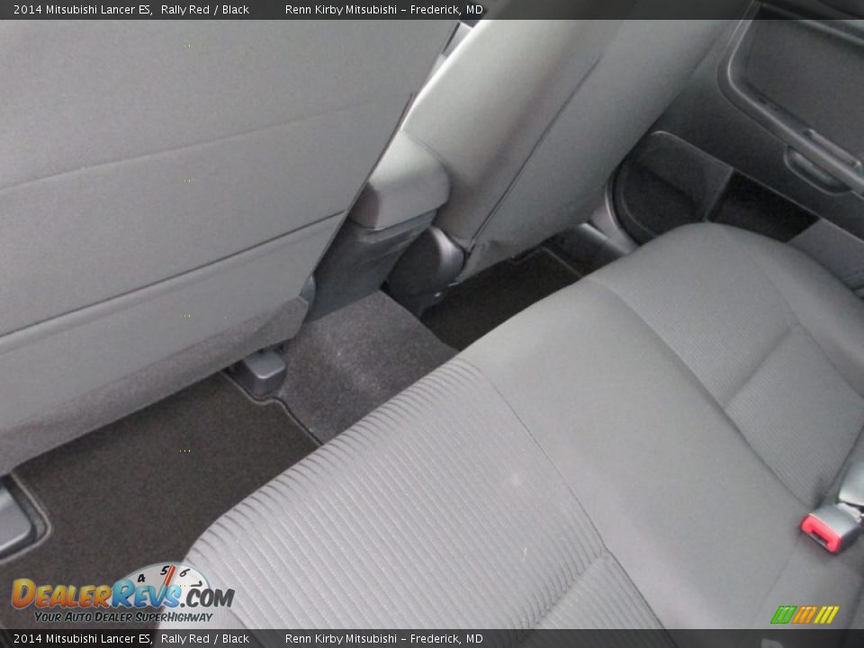 2014 Mitsubishi Lancer ES Rally Red / Black Photo #29