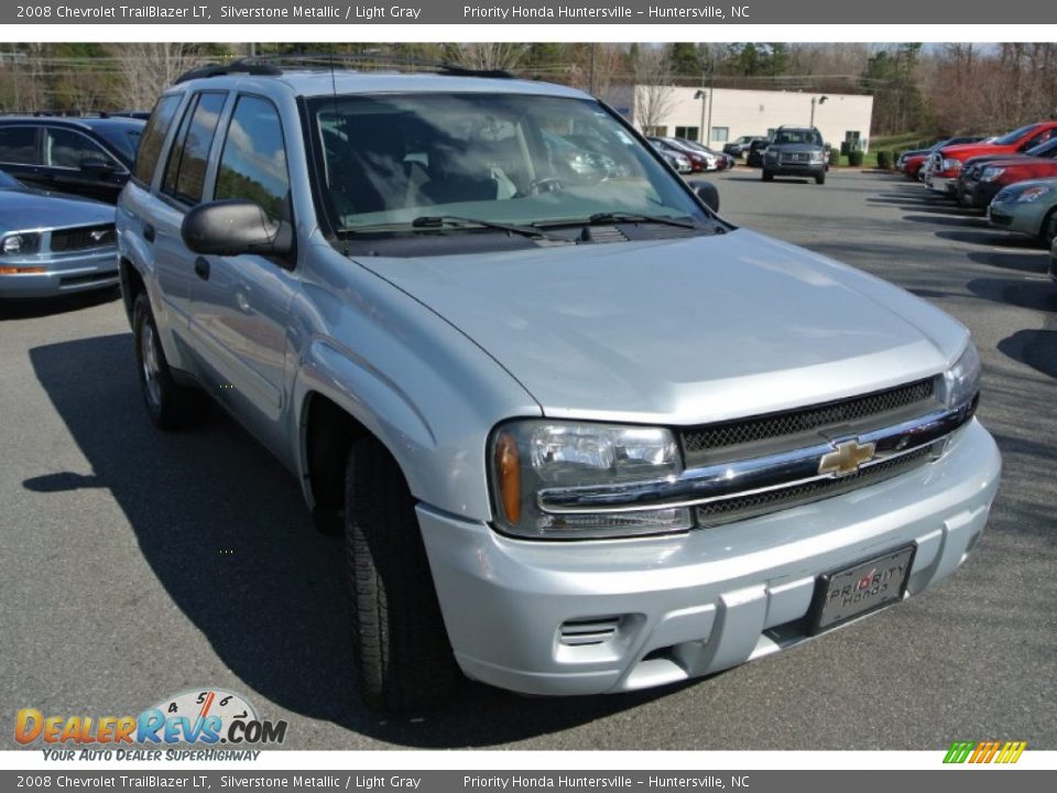 2008 Chevrolet TrailBlazer LT Silverstone Metallic / Light Gray Photo #2