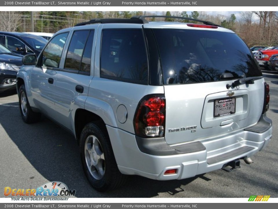 2008 Chevrolet TrailBlazer LT Silverstone Metallic / Light Gray Photo #4