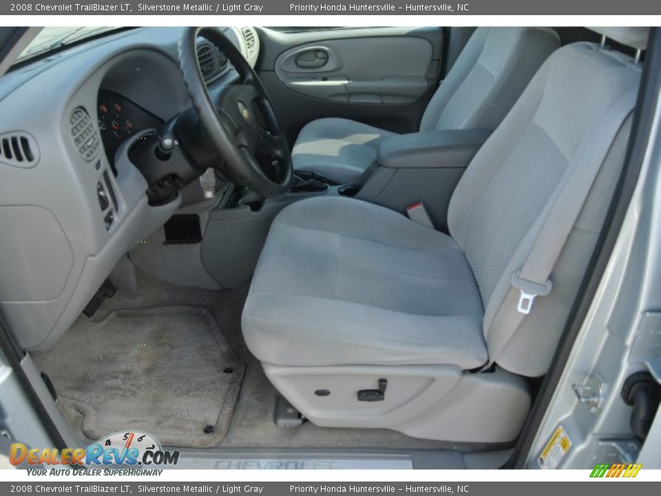 2008 Chevrolet TrailBlazer LT Silverstone Metallic / Light Gray Photo #7