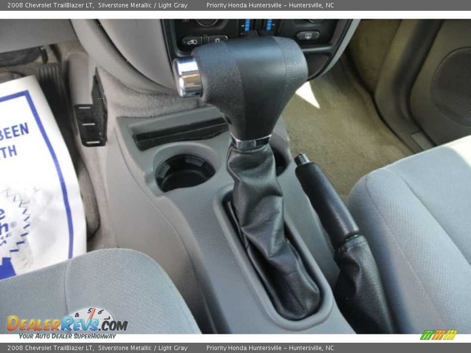 2008 Chevrolet TrailBlazer LT Silverstone Metallic / Light Gray Photo #11