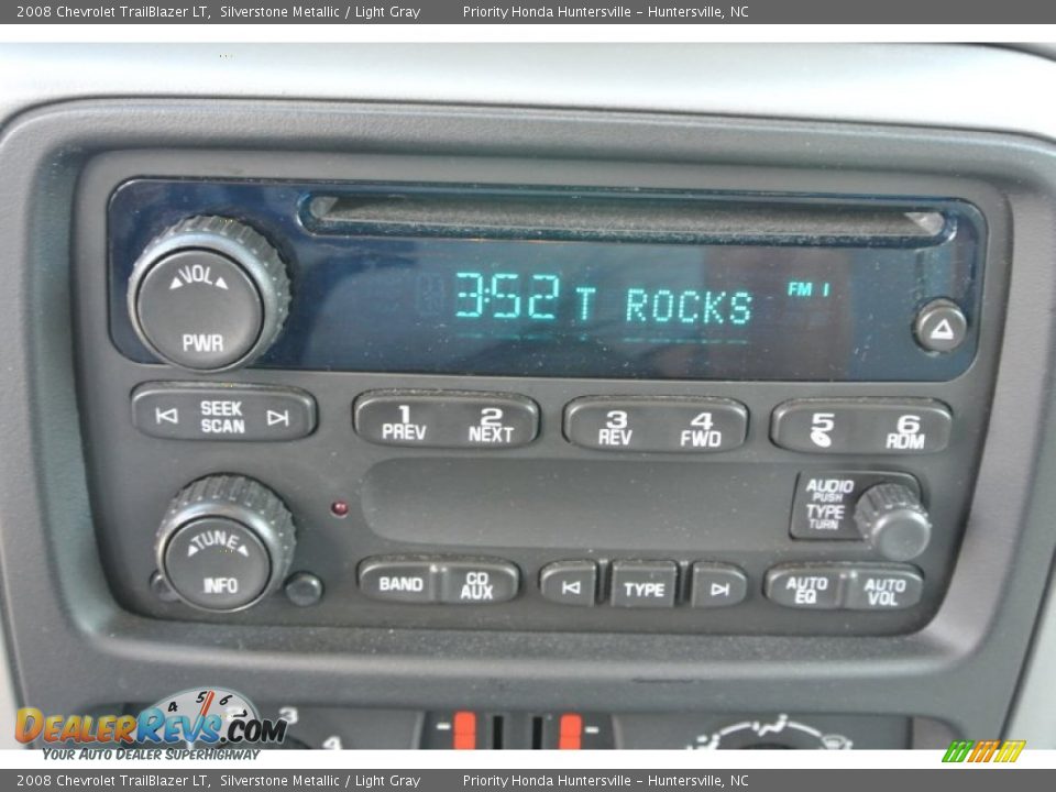 2008 Chevrolet TrailBlazer LT Silverstone Metallic / Light Gray Photo #13