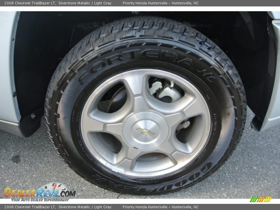 2008 Chevrolet TrailBlazer LT Silverstone Metallic / Light Gray Photo #21