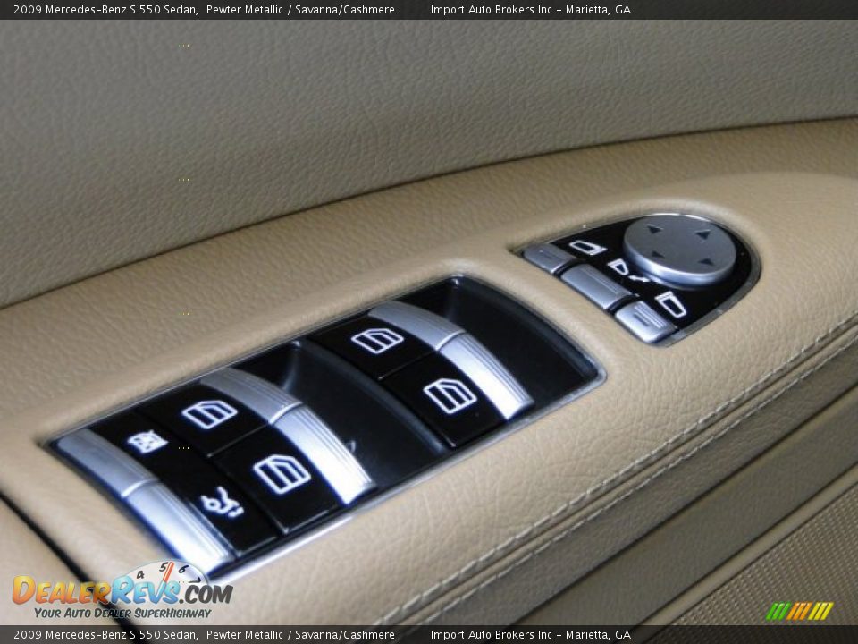 2009 Mercedes-Benz S 550 Sedan Pewter Metallic / Savanna/Cashmere Photo #29