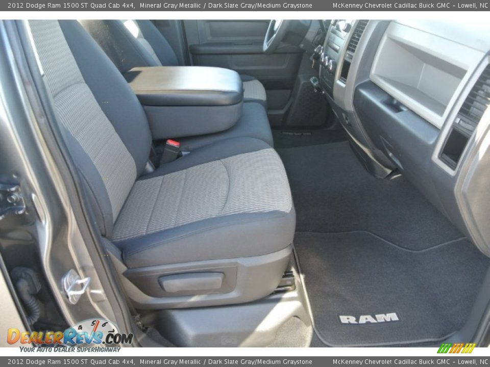 2012 Dodge Ram 1500 ST Quad Cab 4x4 Mineral Gray Metallic / Dark Slate Gray/Medium Graystone Photo #20